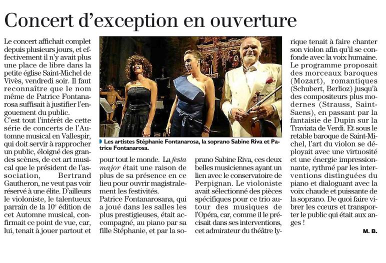 Extrait de Presse
