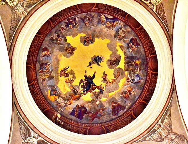 Dome de l'Eglise St Pierre a Ceret