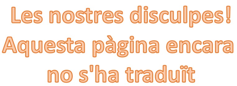 Les nostres disculpes! Aquesta pàgina encara no s'ha traduït